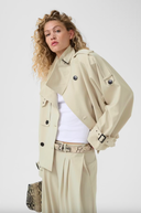 Avic Short Trench Coat