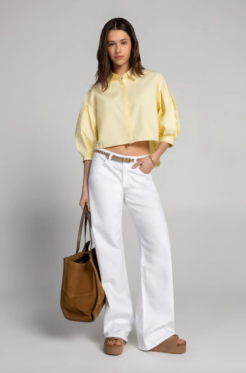 Simply Puff Sleeve Shirt - Timeless Honey