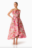 Floralie Strapless Gown