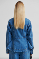 Belton Peplum Denim Jacket