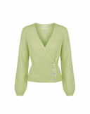 Mariya Wrap Cardigan - Tea Green