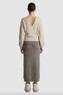 Mariya Wrap Cardigan - Beige
