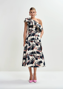 Jillian Asymmetric Ruffle Top