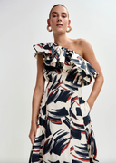 Jillian Asymmetric Ruffle Top