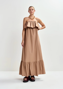 Joyce Belted Ruffle Dress