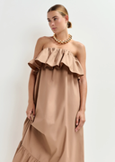Joyce Belted Ruffle Dress