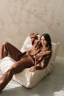 Essential Linen Pants Chocolate