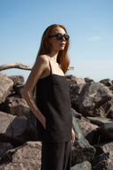 Cupro Slit Tank