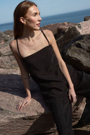 Cupro Slit Tank