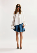 Jofie Rosette Pop Top White