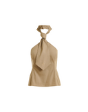 Jopje Mock Tie Halter Top