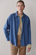 The Linen Relaxed Shirt Lapis