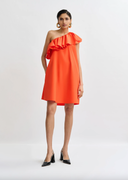 Juicer Asymmetric Ruffle Dress
