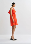 Juicer Asymmetric Ruffle Dress