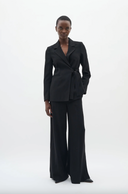 Briez Slit Pants Black