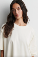 Vaccara Lace Tee Egret