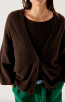 Damsville Cardigan Brown Melange