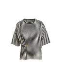 Kriss Striped T-Shirt with Brooch