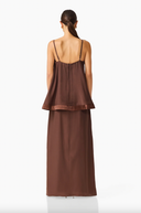 Rosera Satin Bow Maxi Dress