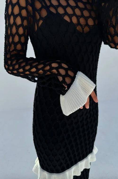 Mono Crochet Chloe Dress