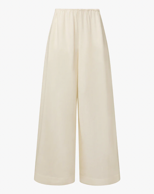 Wide Leg Linen Blend Pants