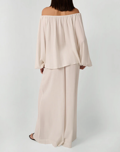 Wide Leg Linen Blend Pants
