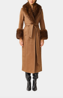 Veldra Fur Panel Coat