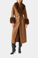 Veldra Fur Panel Coat