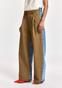 Krisp Fabric Mix Jeans