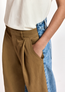 Krisp Fabric Mix Jeans