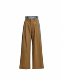 Krisp Fabric Mix Jeans