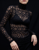 Lace Turtleneck