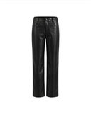 Leather Straight Pant