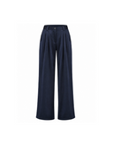 Satin Trouser Navy