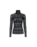 Lace Turtleneck