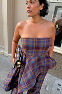 Check Eve A-Symmetric Bandeau Top