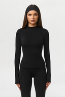Naked Mock Neck Top