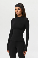 Naked Mock Neck Top