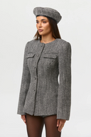 Suiting Herringbone Sculpt Blazer