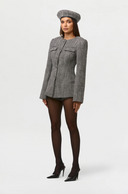 Suiting Herringbone Sculpt Blazer