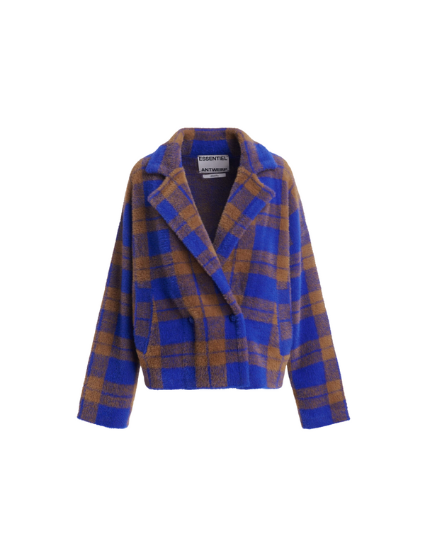 Karreau Check Knitted Jacket