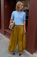 Olive Balloon Trousers