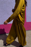 Olive Balloon Trousers