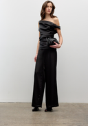 Wide Leg Satin Pant