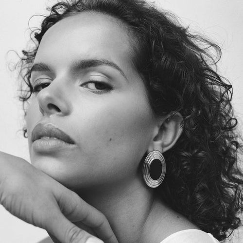 Rowan Black Earrings