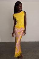 Pink Fawn Poppy Maeva Skirt