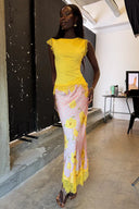 Pink Fawn Poppy Maeva Skirt